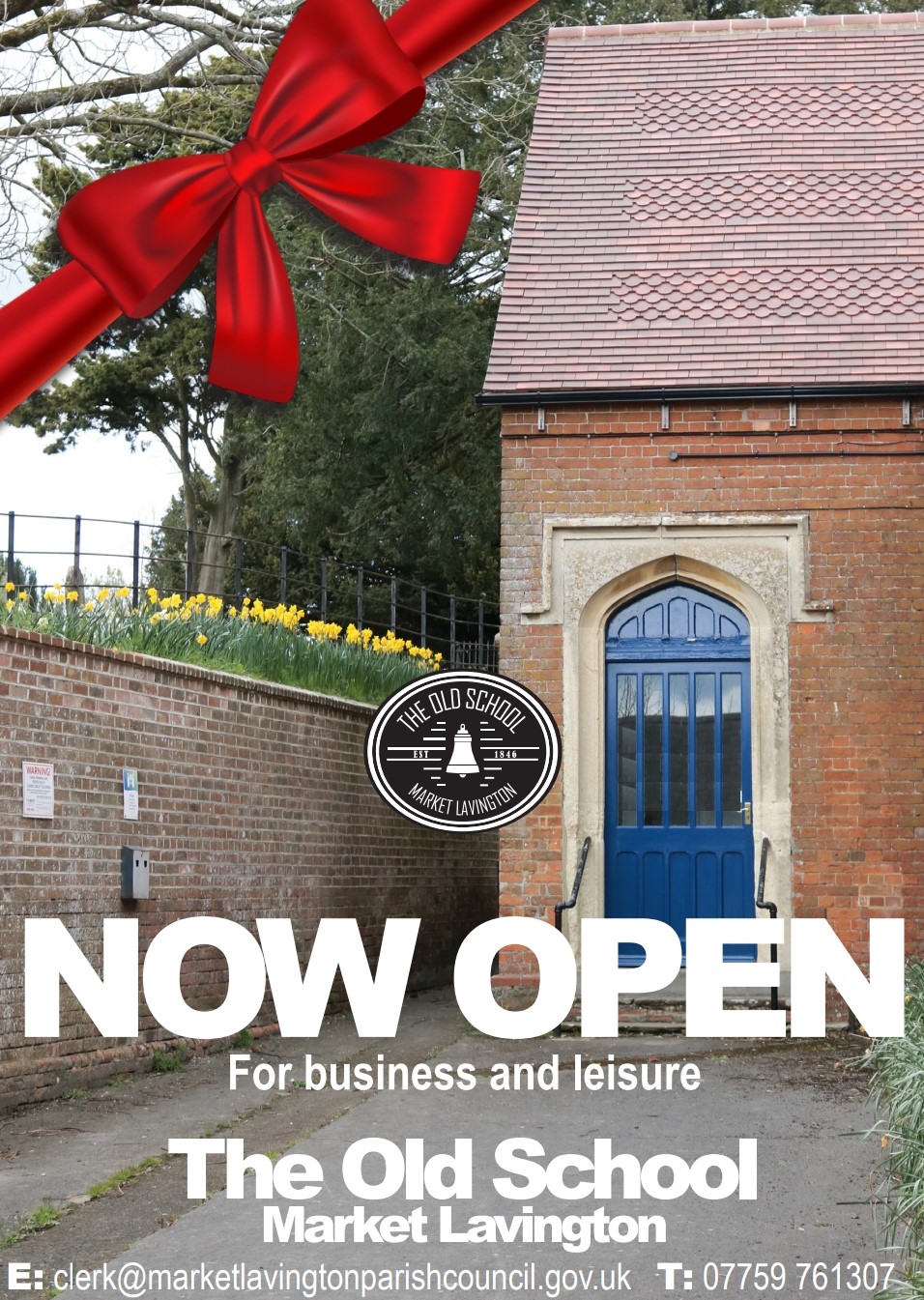 Photo of Old School Now Open Notice